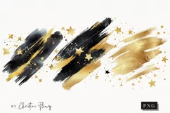 Watercolor New Years Brush Stroke | New Years PNG Product Image 1
