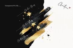 Watercolor New Years Brush Stroke | New Years PNG Product Image 2