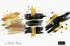 Watercolor New Years Brush Stroke | New Years PNG Product Image 1