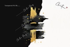 Watercolor New Years Brush Stroke | New Years PNG Product Image 2