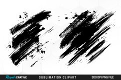 Brush Strokes Illustration Clipart Product Image 1