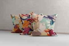 Brush strokes colorful floral patterns, abstract art Product Image 3