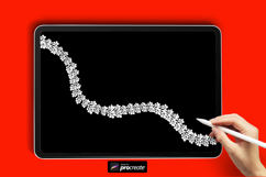 Christmas Wreath Procreate Brush | Holiday Floral Brush Product Image 4