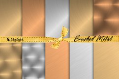 Brushed Metal Papers Digital Scrapbooking JPG files 12x12 in Product Image 1