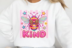 Brushstroke Bee Kind PNG Product Image 2