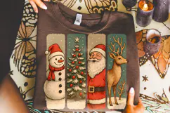 Christmas Brushstroke PNG, Merry Christmas, Santa Claus PNG Product Image 2