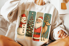 Christmas Brushstroke PNG, Merry Christmas, Santa Claus PNG Product Image 4