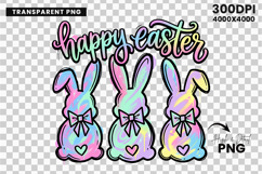  Easter Bunny PNG, Easter PNG, Sublimation Designs, Kids Easter Shirt, Brushstroke PNG, Spring PNG, Bunny Clipart, My First Easter, Easter Crafts, Watercolor Bunny