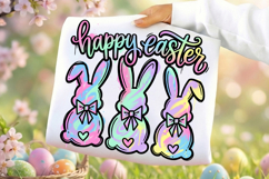  Easter Bunny PNG, Easter PNG, Sublimation Designs, Kids Easter Shirt, Brushstroke PNG, Spring PNG, Bunny Clipart, My First Easter, Easter Crafts, Watercolor Bunny