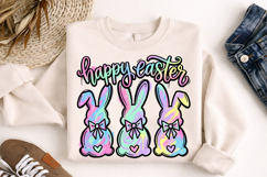  Easter Bunny PNG, Easter PNG, Sublimation Designs, Kids Easter Shirt, Brushstroke PNG, Spring PNG, Bunny Clipart, My First Easter, Easter Crafts, Watercolor Bunny