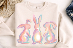  Easter Bunny PNG, Easter PNG, Sublimation Designs, Kids Easter Shirt, Brushstroke PNG, Spring PNG