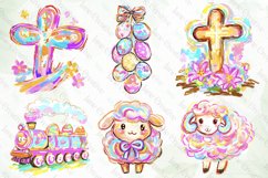 Brushstroke Easter Clipart Bundle Product Image 4