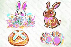 Brushstroke Easter Clipart Bundle Product Image 3