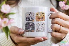 Brushstroke Halloween Goose Sublimation Product Image 4