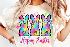 Easter Bunny PNG, Easter PNG, Sublimation Designs, Kids Easter Shirt, Brushstroke PNG, Spring PNG, Bunny Clipart, My First Easter, Easter Crafts, Watercolor Bunny