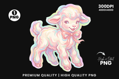 Easter Lamb PNG, Religious Easter PNG, Christian Easter SVG, Lamb of God SVG, He is Risen PNG, Faith Sublimation, Church Shirt Design, Sunday School Craft, Bible Verse Art, Watercolor Lamb PNG