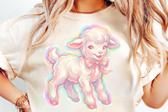 Easter Lamb PNG, Religious Easter PNG, Christian Easter SVG, Lamb of God SVG, He is Risen PNG, Faith Sublimation, Church Shirt Design, Sunday School Craft, Bible Verse Art, Watercolor Lamb PNG