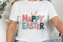 Brushstroke Happy Easter Sublimation PNG Product Image 4