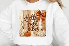 Brushstroke Hello Fall Vibes PNG Product Image 2