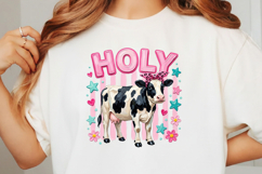 Brushstroke Holy Cow PNG Product Image 3