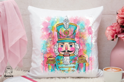 Brushstroke Doodle Nutcracker Christmas Y'll are Nuts Png Product Image 4