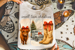 Small Town Christmas PNG, Howdy Christmas PNG, Western PNG Product Image 1