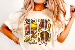 Softball Brushstroke PNG, Softball Coquette PNG, Game Day Product Image 2