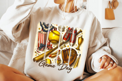 Softball Brushstroke PNG, Softball Coquette PNG, Game Day Product Image 3