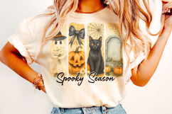 Spooky Season PNG, Halloween Brushstroke PNG, Fall Autumn Product Image 2