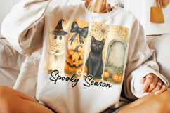 Spooky Season PNG, Halloween Brushstroke PNG, Fall Autumn Product Image 3