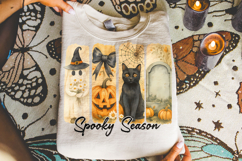 Spooky Season PNG, Halloween Brushstroke PNG, Fall Autumn Product Image 4