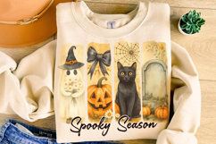 Spooky Season PNG, Halloween Brushstroke PNG, Fall Autumn Product Image 1