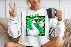 Brushstroke St Patrick’s Day Goose Png Product Image 2