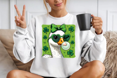 Brushstroke St Patrick’s Day Goose Png Product Image 2