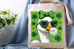 Brushstroke St Patrick’s Day Goose Png Product Image 3