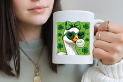 Brushstroke St Patrick’s Day Goose Png Product Image 4