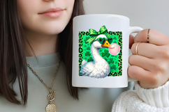 Brushstroke St Patrick’s Day Goose Png Product Image 4