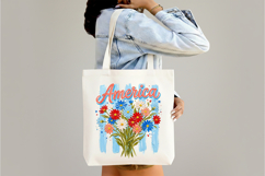 Brushstroke Striped America Wildflowers PNG Product Image 3