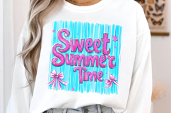 Striped Sweet Summer Time PNG Product Image 2