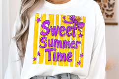 Brushstroke Striped Sweet Summer Time PNG Product Image 2