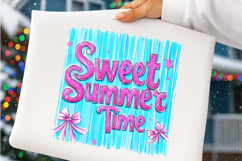 Striped Sweet Summer Time PNG Product Image 3