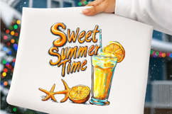 Striped Sweet Summer Time PNG Product Image 1