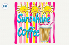 Brushstroke Summer Coffee Png Product Image 1