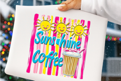 Brushstroke Summer Coffee Png Product Image 3