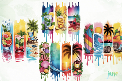 Brushstroke Summer Sublimation Product Image 1