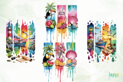 Brushstroke Summer Sublimation Product Image 1
