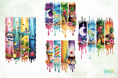 Brushstroke Summer Sublimation Product Image 1