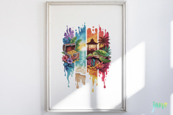 Brushstroke Summer Sublimation Product Image 7