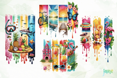 Brushstroke Summer Sublimation Product Image 1