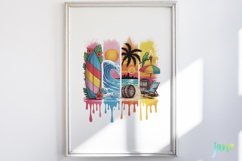 Brushstroke Summer Sublimation Product Image 2